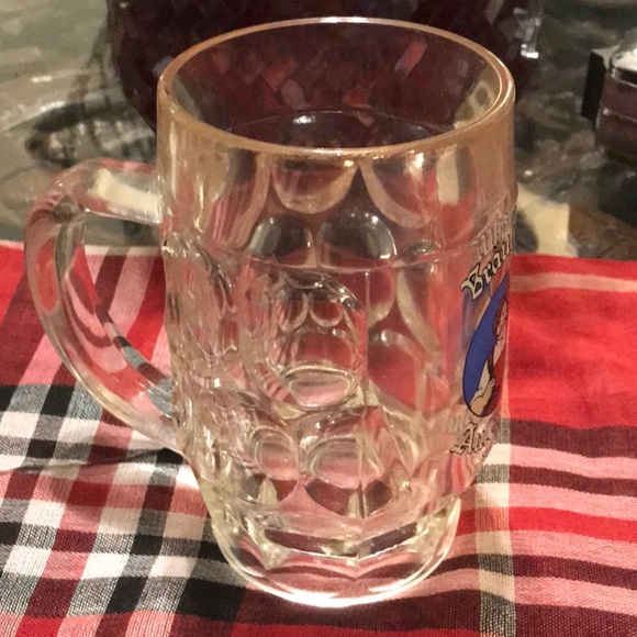 Dining Glass Novelty Beer Mug Not Antique Poshmark